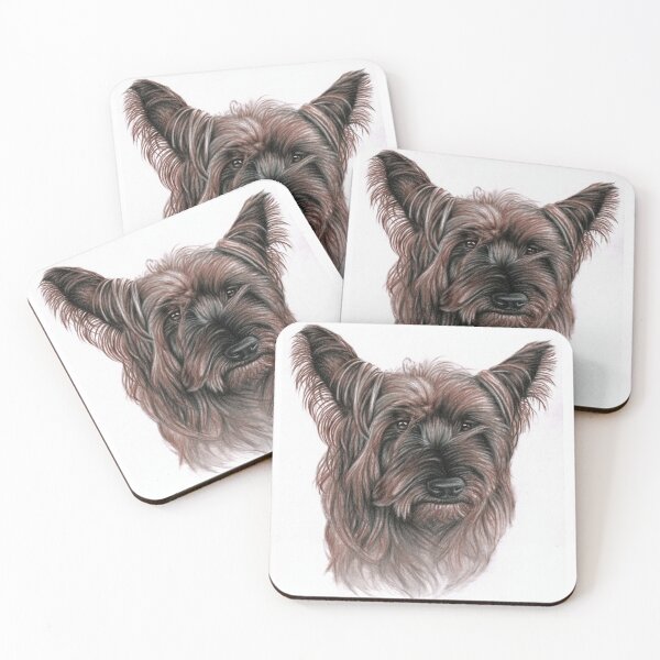 Artikelvorschau, Australian Terrier Portrait entworfen und verkauft von Arts & Dogs.