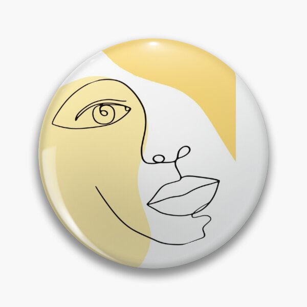 Item preview, Modern Abstract Face Line Art designed and sold by Foxlowe.