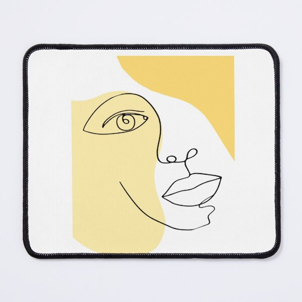 Item preview, Modern Abstract Face Line Art designed and sold by Foxlowe.