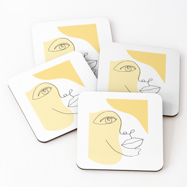 Item preview, Modern Abstract Face Line Art designed and sold by Foxlowe.