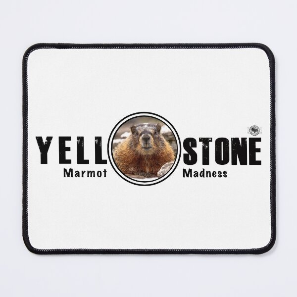 Item preview, Marmot Madness, Yellowstone National Park - marmot designed and sold by SmyrnaBuffalo.