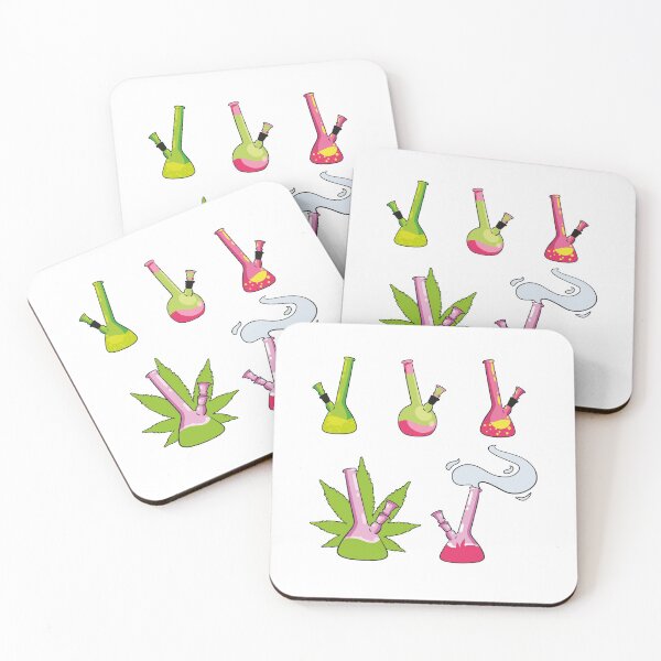 Aperçu de l'œuvre Weed bang multicolore - Parfait pour les stoners créée et vendue par WeedHighLife.