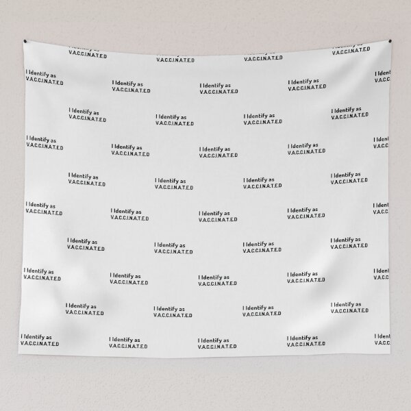 Item preview, I identify as fully vaccinated designed and sold by Manoroma.
