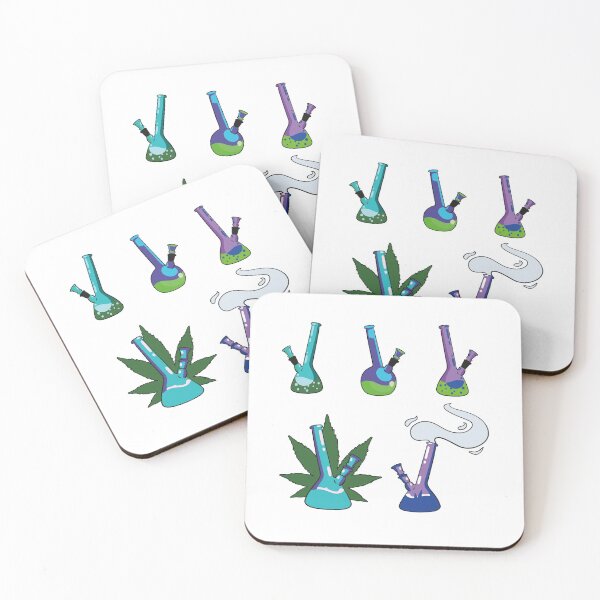 Aperçu de l'œuvre Weed bang multicolore - Parfait pour les stoners créée et vendue par WeedHighLife.