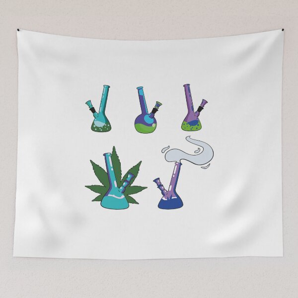 Item preview, Weed  multicolored bong - Perfect for stoners designed and sold by WeedHighLife.