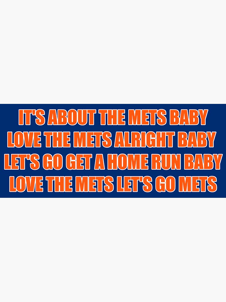 It's About The Mets Baby | Sticker