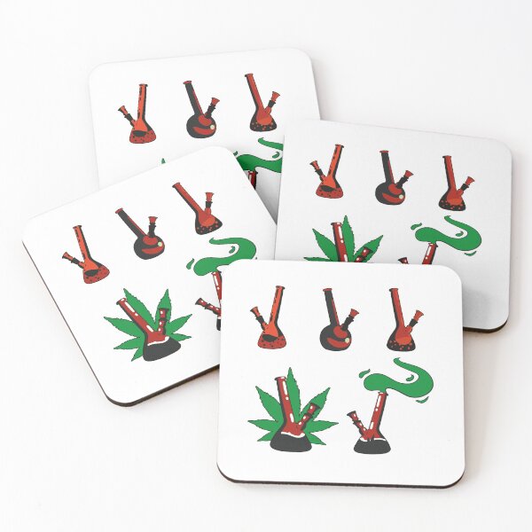 Aperçu de l'œuvre Weed bang multicolore - Parfait pour les stoners - cannabis créée et vendue par WeedHighLife.