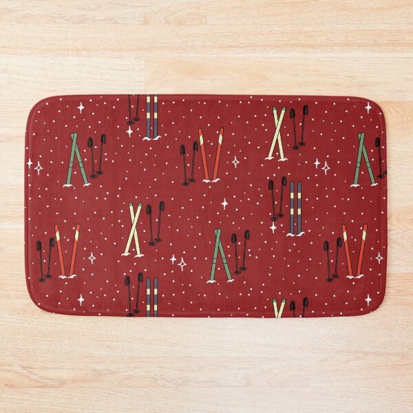 Item preview, Retro Christmas Winter Ski Vacation Pattern designed and sold by retroyule.