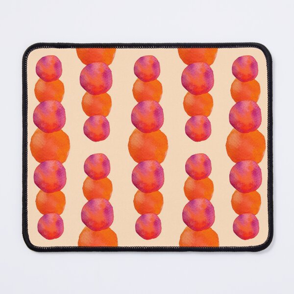 Item preview, Watercolour orange dot ornament pattern designed and sold by yennyz.
