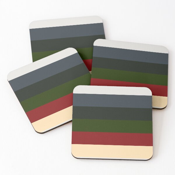 Item preview, Retro Style Christmas Color Cascading Striped Lines designed and sold by thecooltable.