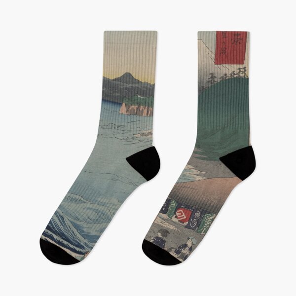 Item preview, Hiroshige's The Seven Ri Beach in Sagami Province designed and sold by mosfunky.