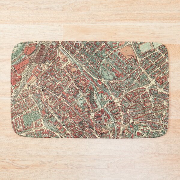 Item preview, Vintage Map of Hagen, Germany designed and sold by Gin  Neko.