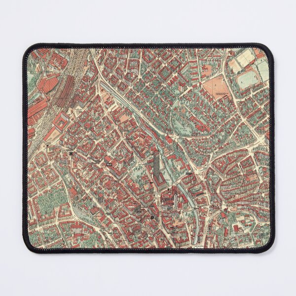 Item preview, Vintage Map of Hagen, Germany designed and sold by Gin  Neko.