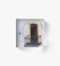 Balcony with Wrought Iron Balustrade in Paraty Acrylic Block