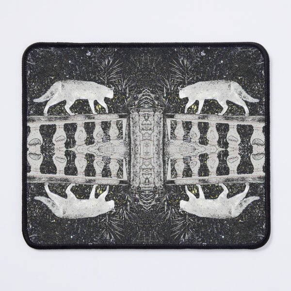 Item preview, White Cat Walking in Dark Night designed and sold by SpiritGifts.