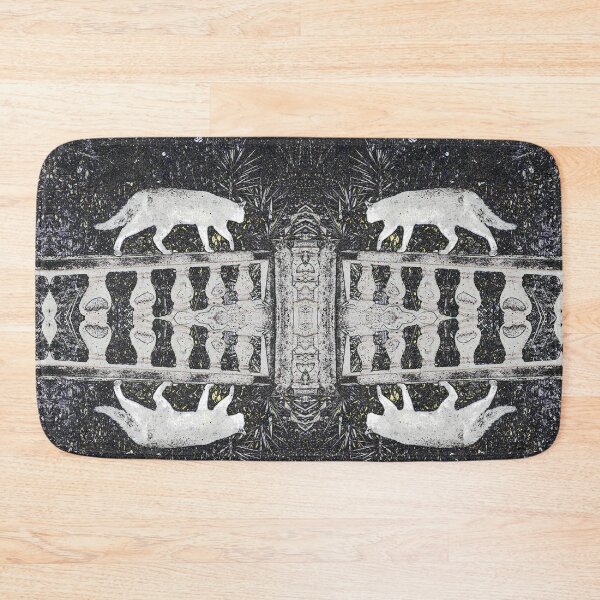 Item preview, White Cat Walking in Dark Night designed and sold by SpiritGifts.