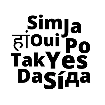 Artwork thumbnail, Yes In Different Languages by DesignMore21