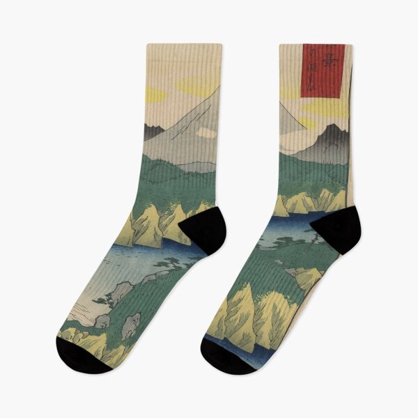 Item preview, Hiroshige's Lake at Hakone designed and sold by mosfunky.