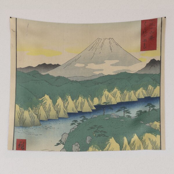 Item preview, Hiroshige's Lake at Hakone designed and sold by mosfunky.