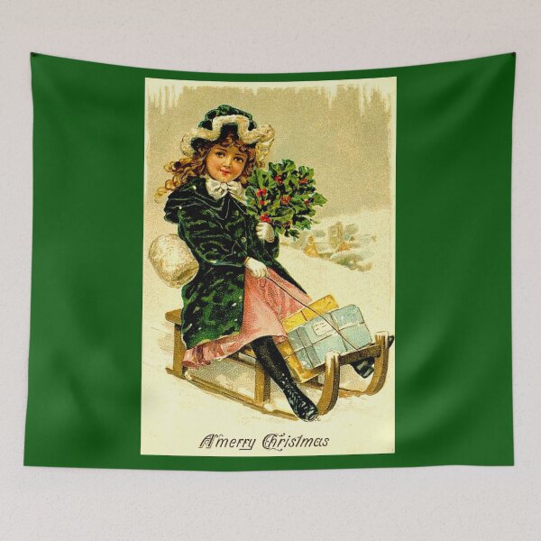 Item preview, CHRISTMAS; Vintage Sleigh Ride Print designed and sold by posterbobs.