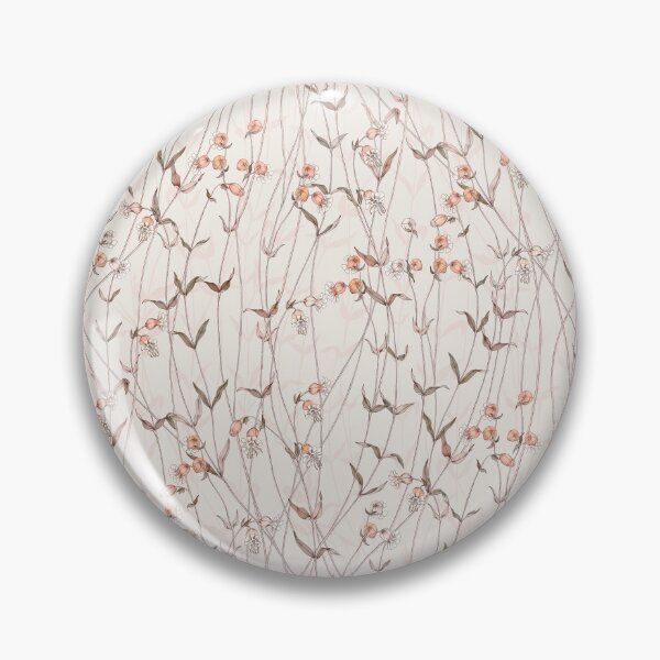 Item preview, Fondo floral rosa rubor, estampado de flores botánicas designed and sold by lunaisdrawing.