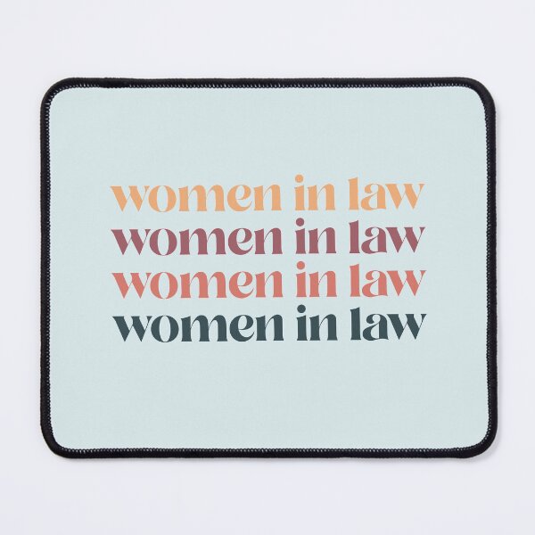 Item preview, Female Lawyer | #womeninlaw Ice Blue background designed and sold by cutetype.