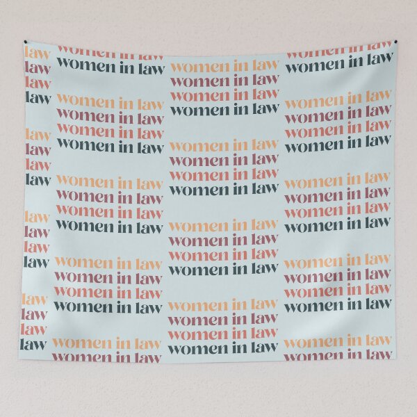Item preview, Female Lawyer | #womeninlaw Ice Blue background designed and sold by cutetype.
