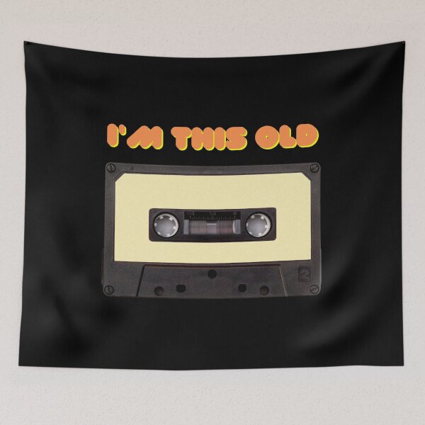 Item preview, 90s Oversized Vintage Retro Cassette Party Design designed and sold by Schka.