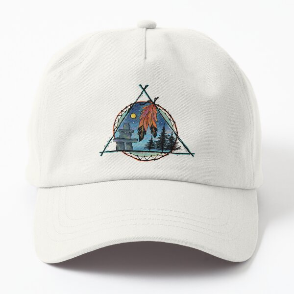 Inukshuk autochtone Casquette Dad Hat