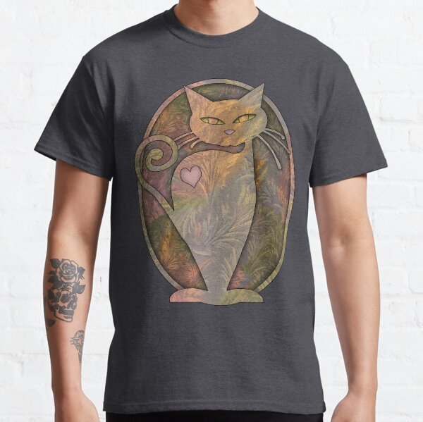 Whimsically Watchful Cat Classic T-Shirt
