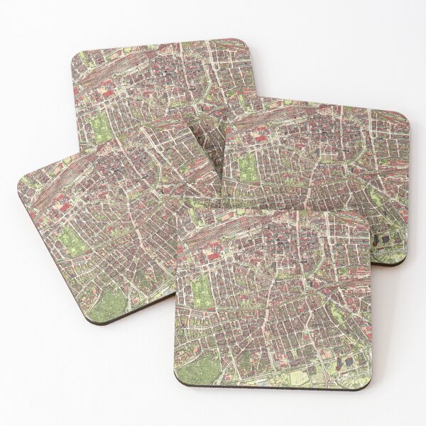 Item preview, Vintage Map of Dortmund, Germany designed and sold by Gin  Neko.