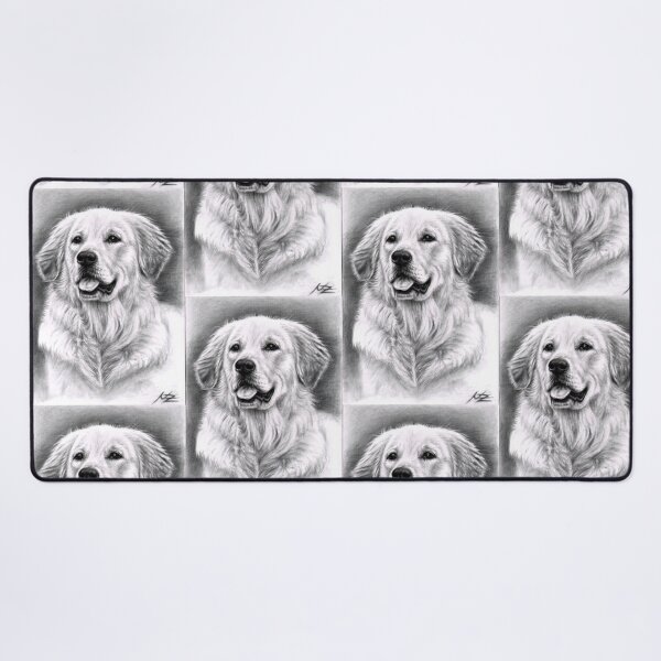 Golden Retriever Spence Desk Mat