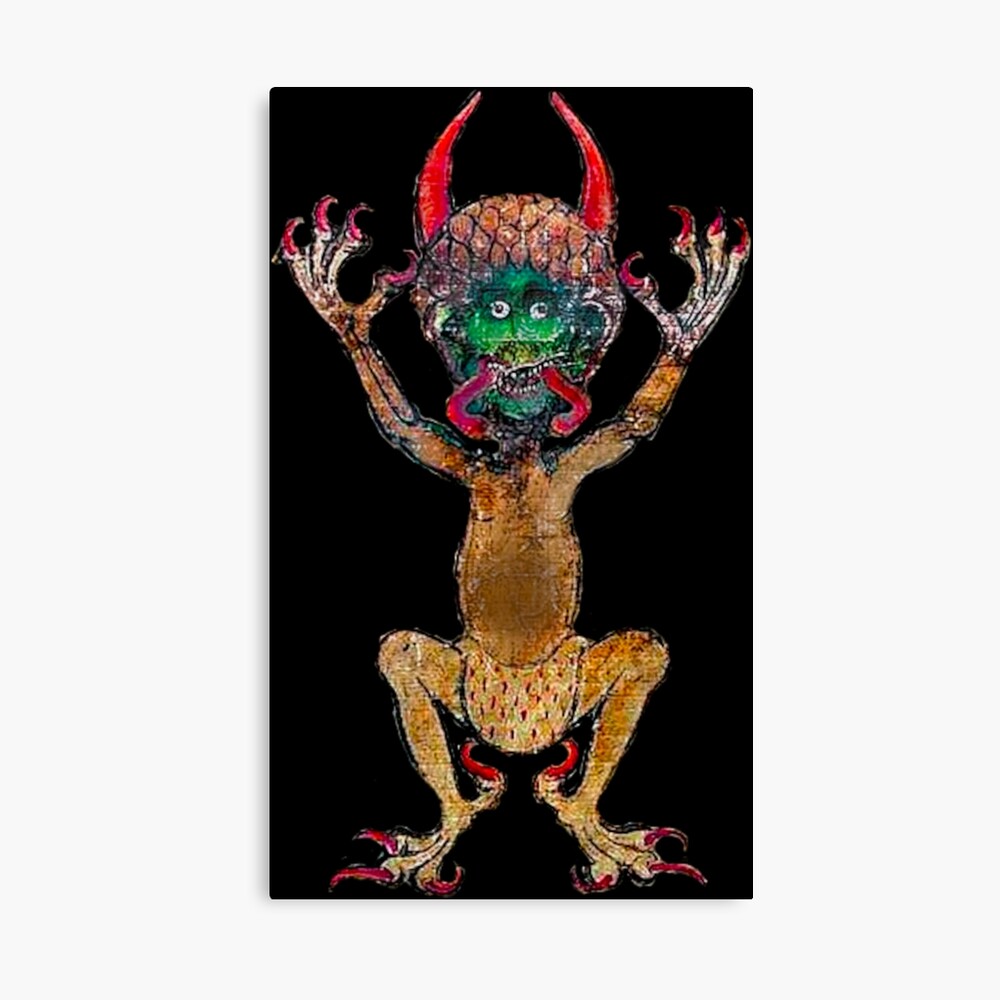 Medieval Codex Gigas Devil Photographic Print