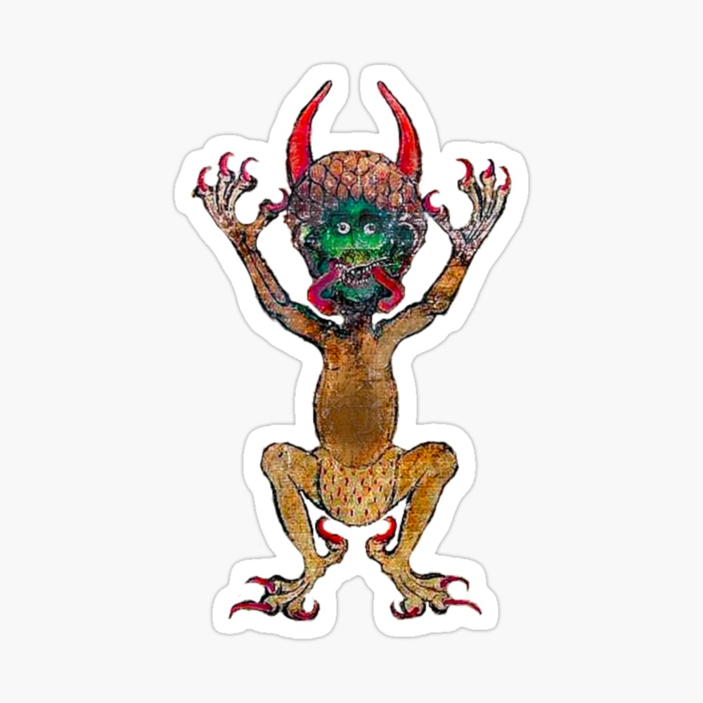 Medieval Codex Gigas Devil Photographic Print
