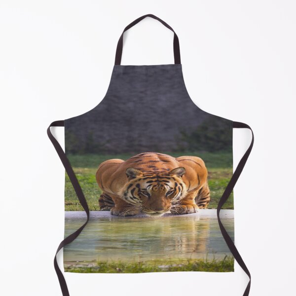 Item preview, Big Tiger Cat Drinking Water designed and sold by TheWildFlix.