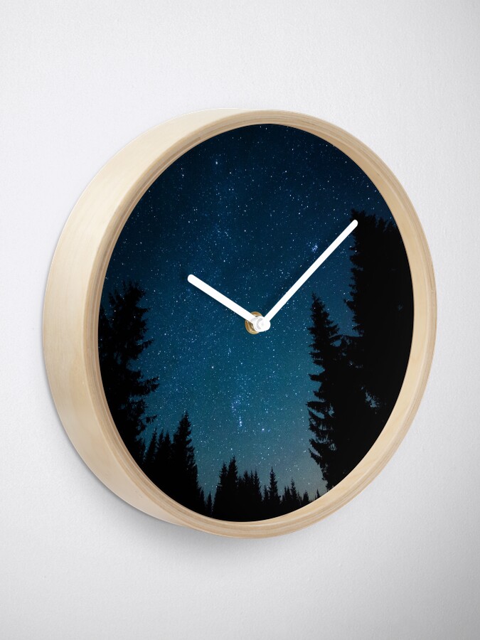 Thumbnail 2 of 4, Clock, Alone with the trees designed and sold by Ståle H. Meyer.