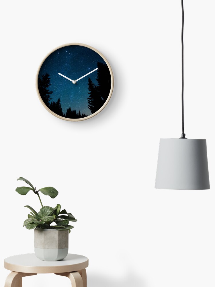 Thumbnail 1 of 4, Clock, Alone with the trees designed and sold by Ståle H. Meyer.