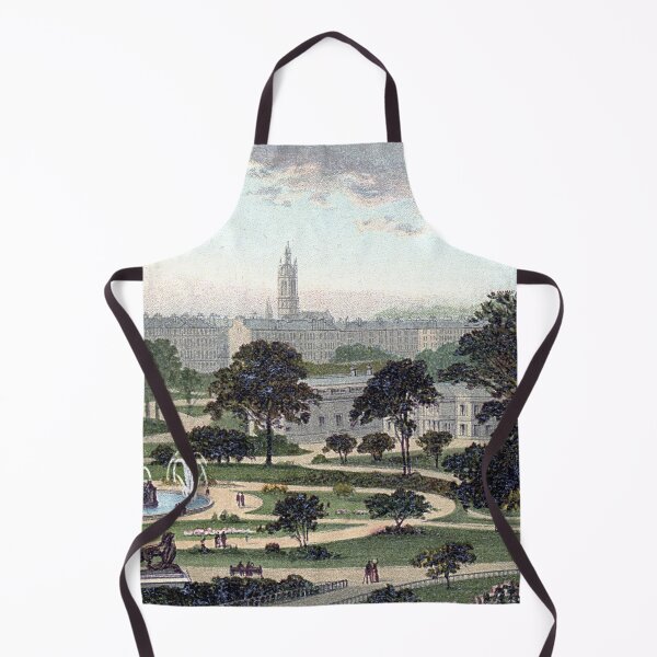 Item preview, Vintage Illustration of Kelvingrove Park/West End Park designed and sold by yourscotland.