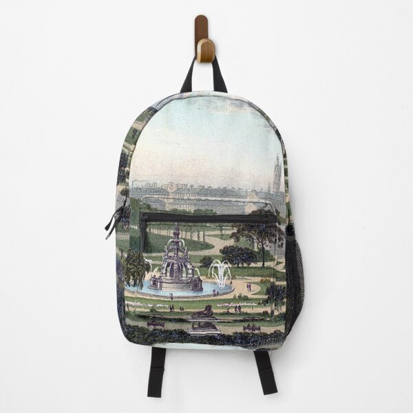 Item preview, Vintage Illustration of Kelvingrove Park/West End Park designed and sold by yourscotland.