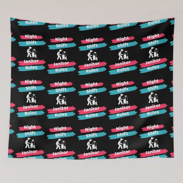 Item preview, Night Shift Janitor designed and sold by ExploreTheStore.