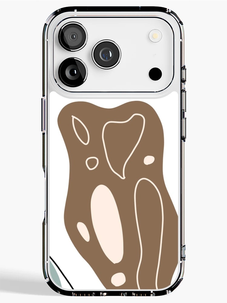 Thumbnail 1 of 5, iPhone Case, Muted Abstract designed and sold by MWGraphics.