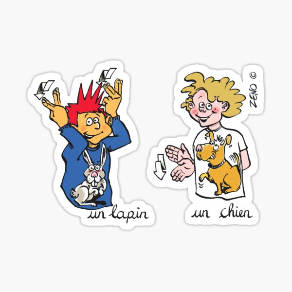 Vista previa del artículo con la obra «taza viaje lapin chien», diseñado y vendido por zeno-cartoonist.
