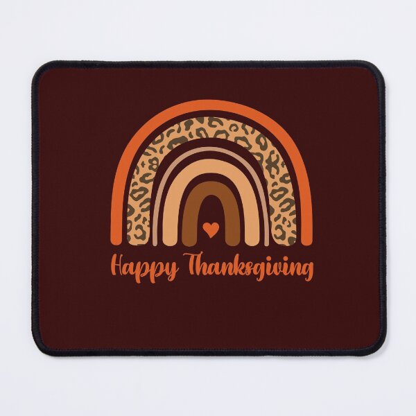 Item preview, Happy Thanksgiving 2021 Leopard Rainbow Friendsgiving Fall designed and sold by gkao.