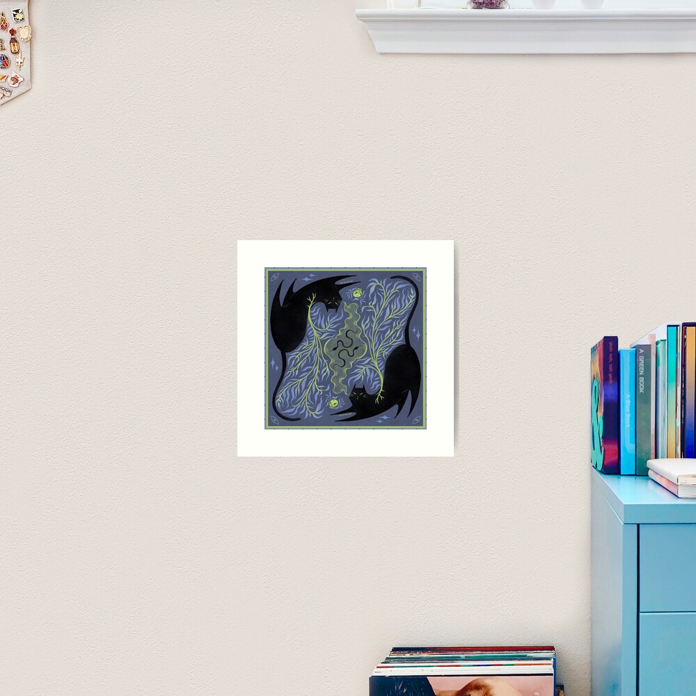 Black Cat Art Print