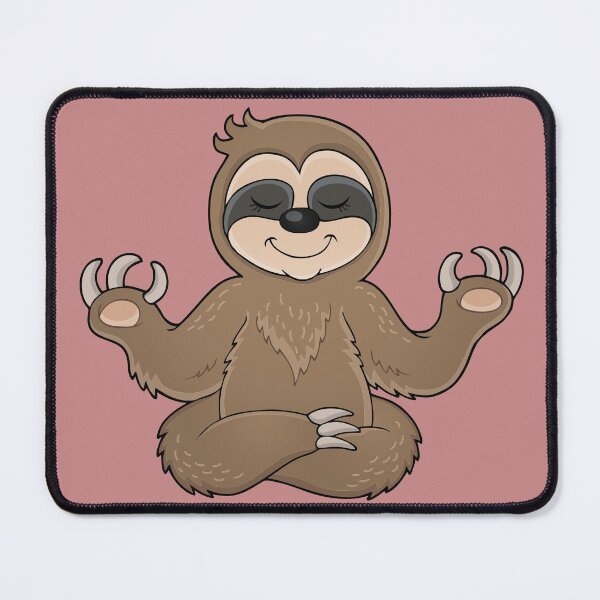 Item preview, Slow road to enlightenment - sloths - three toed - animals - cute designed and sold by Hanger52.