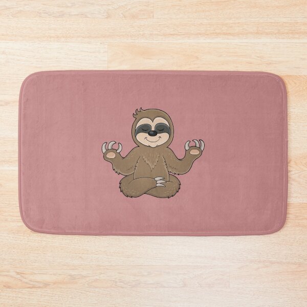 Item preview, Slow road to enlightenment - sloths - three toed - animals - cute designed and sold by Hanger52.
