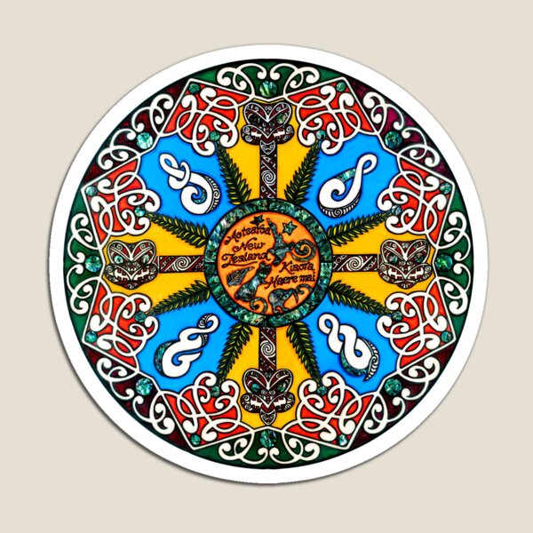 NEW ZEALAND MANDALA Magnet
