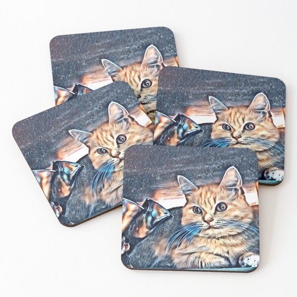 Item preview, Art portrait of Cat  designed and sold by Ingahaliullina.