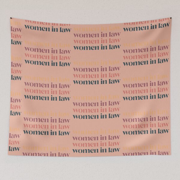 Item preview, Women in Law | #womeninlaw Peach background designed and sold by cutetype.