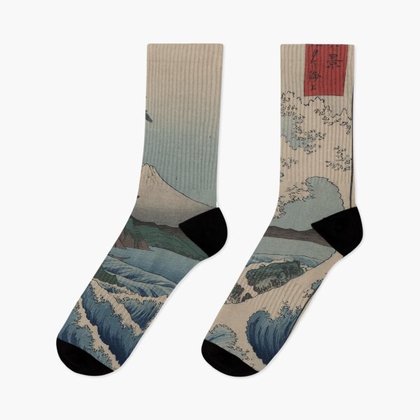 Item preview, Hiroshige's The Sea off Satta in Suruga Province designed and sold by mosfunky.